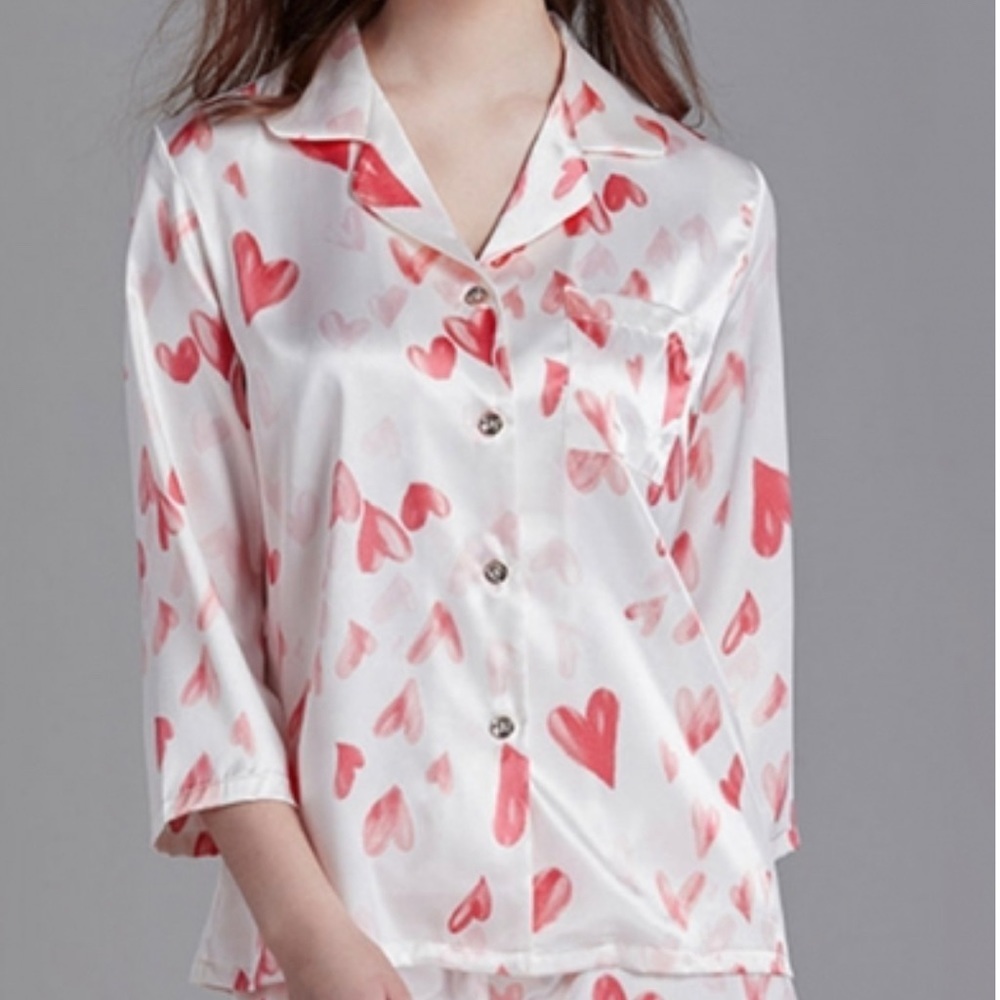 New Satin Silk-Like Pajama Set - Picture 6 of 7